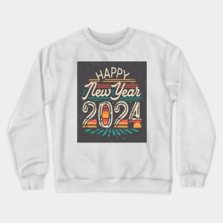 happy new year 2024 Crewneck Sweatshirt